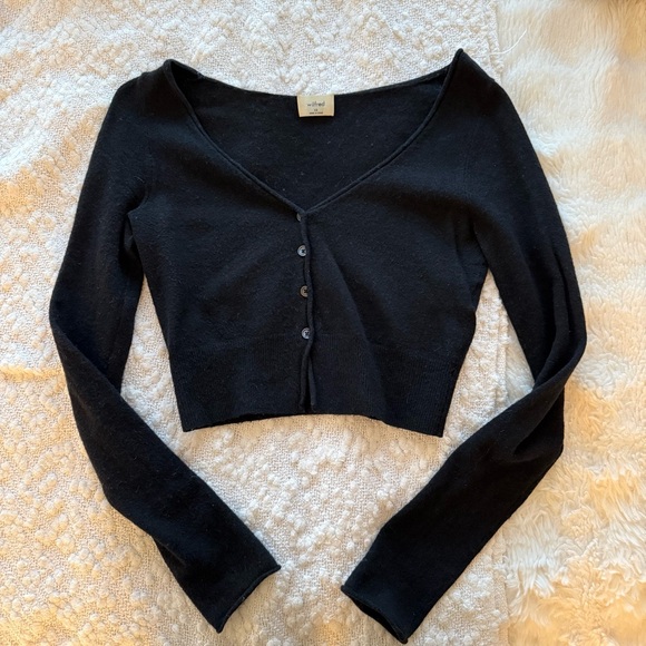 Aritzia Sweaters - ARITZIA WILFRED black cardigan